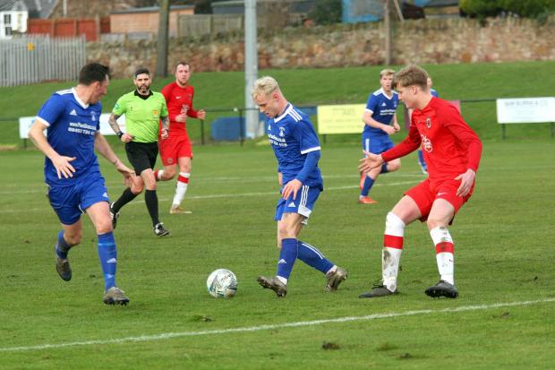 East Lothian Courier: Preston Athletic thumped Hawick Royal Albert United 8-0 to close the gap at the top of First Division Conference B