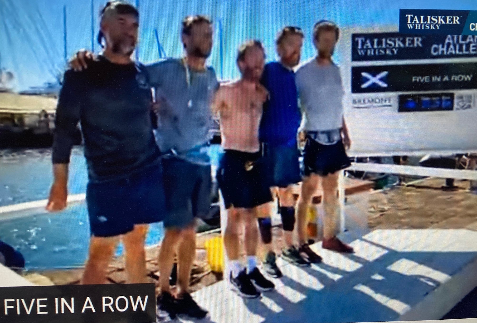 North Berwick rowers reach the finish line after rowing across the Atlantic East Lothian Courier