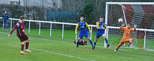 East Lothian Courier: Haddington Athletic defeated Inverkeithing Hillfield Swifts after extra time earlier this season and they will be facing the Premier Division side again next season. Picture: Garry Menzies