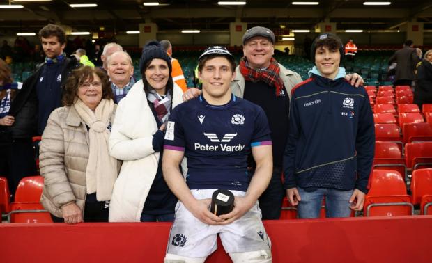 East Lothian Courier: Rory Darge, who made his international debut earlier this month, has extended his stay with Glasgow Warriors. Picture: Scottish Rugby/SNS