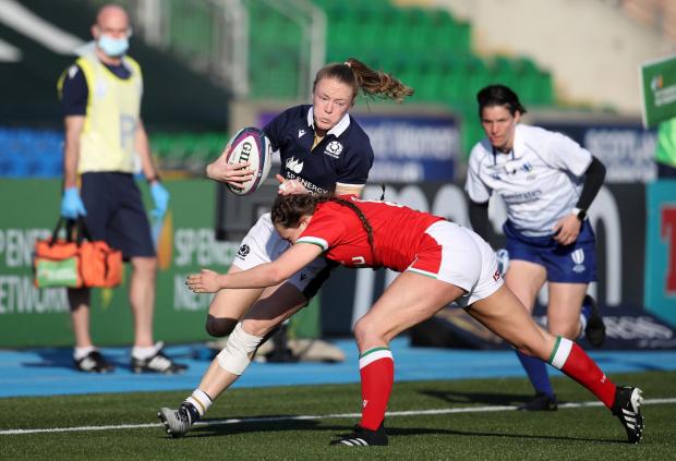 East Lothian Courier: Liz Musgrove, pictured during last year's Six Nations, is again part of the Scotland squad. Picture: Andrew Milligan/PA Wire