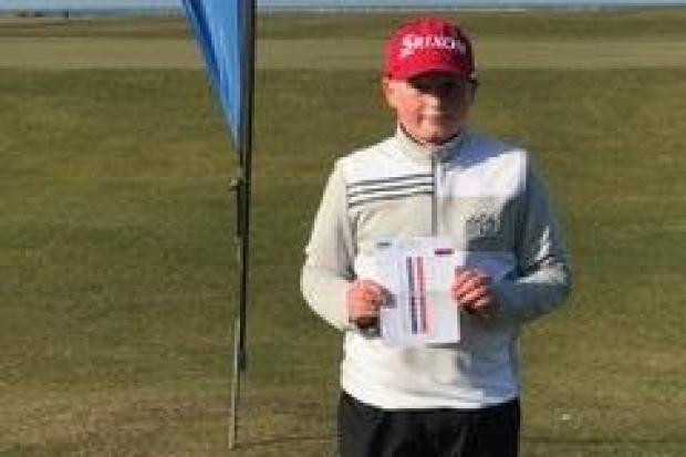Fraser Walters was in impressive form at The West Links, North Berwick