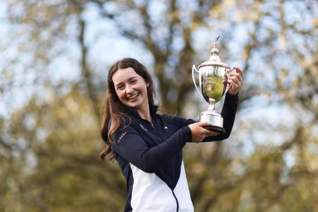 Grace Crawford was victorious in The R&A Girls’ U16 Amateur Championship at Enville. Picture: The R&A