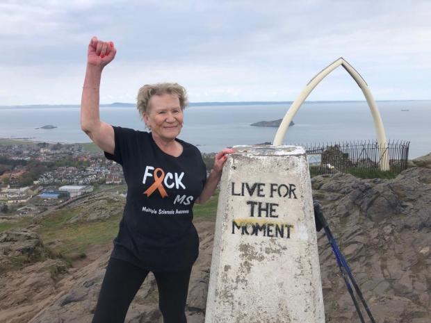 East Lothian Courier: Heather Cobban has conquered North Berwick Law
