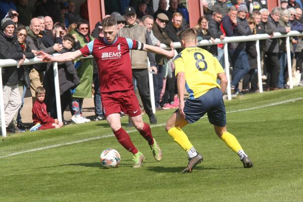 East Lothian Courier: Haddington Athletic (maroon) have enjoyed a league campaign to remember, losing just once