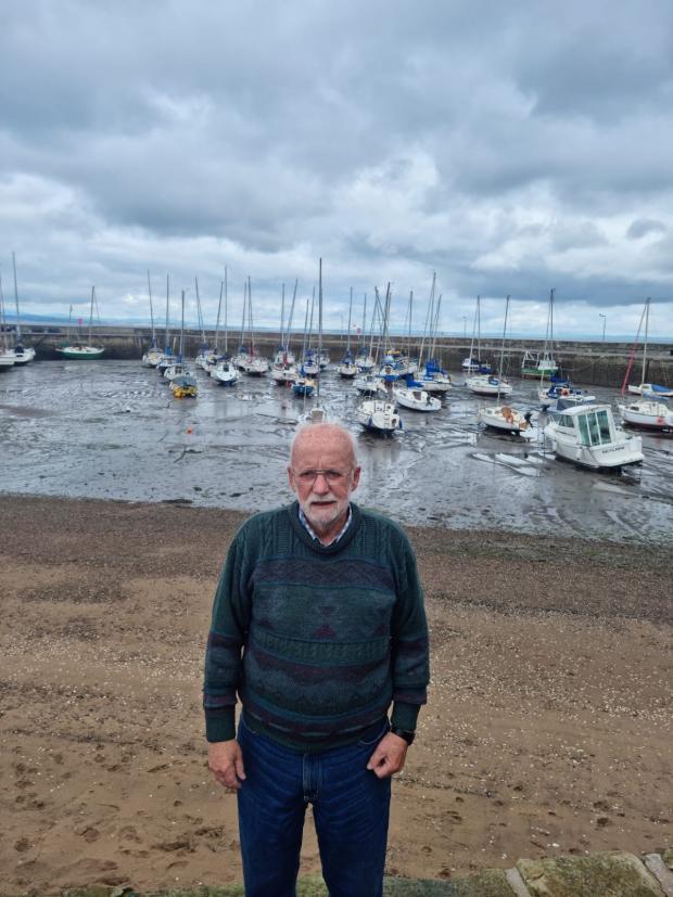 East Lothian Courier: Fisherrow harbourmaster Alex Stewart