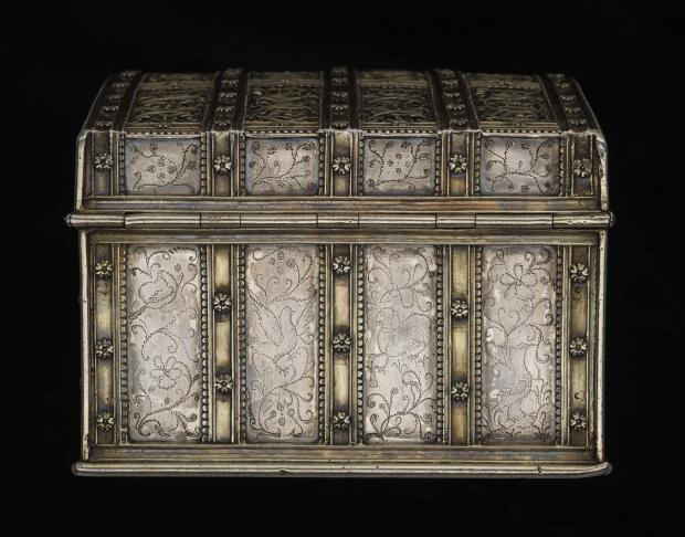 East Lothian Courier: The silver casket was previously at Lennoxlove House but now has a home at the National Museum of Scotland. Picture: National Museums Scotland