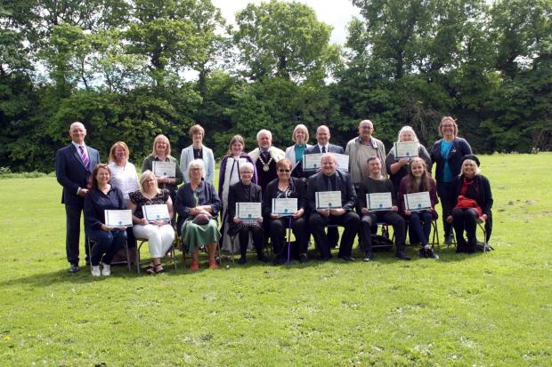 East Lothian Courier: Haddington Heroes were celebrated with a series of awards