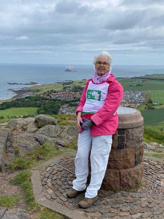 East Lothian Courier: Barbara at the top East Lothian Courier: Barbara at the top