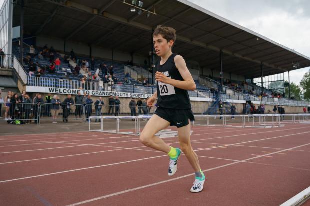 East Lothian Courier: Howie Allison finished with bronze in the 1,500m. Picture: mike3legsphoto.co.uk