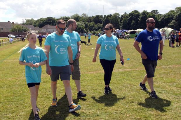 The Relay for Life in Dunbar has raised more than £50,000 for Cancer Research UK