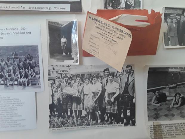 East Lothian Courier: A display highlighting Betty's connection to the Empire Games was created