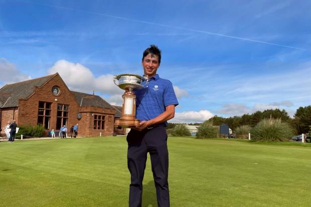 Oliver Mukherjee has made an impressive piece of golfing history. Picture: Scottish Golf