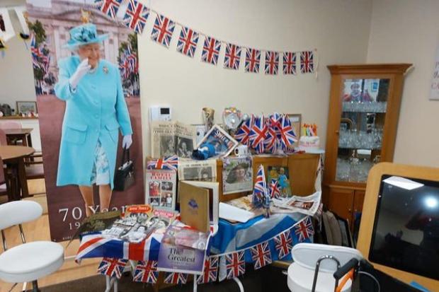 Harlawhill Day Care Centre held a special event in memory of the Queen, including a display of memorabilia