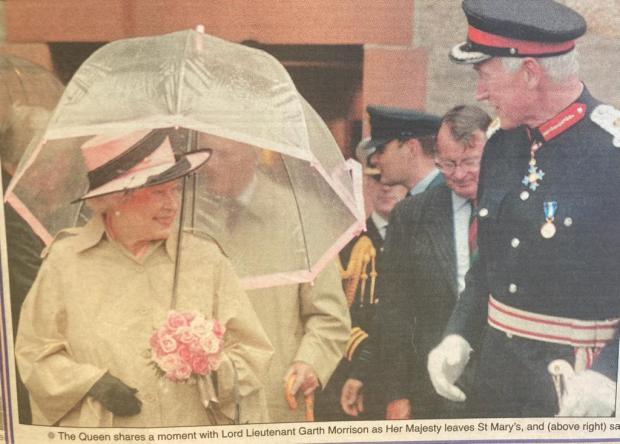 East Lothian Courier: The Queen's visit to Haddington, July, 2007