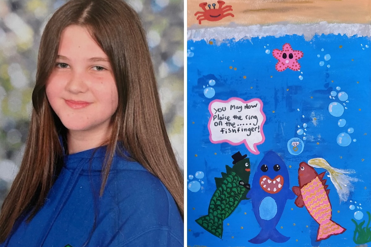 Wallyford girl's painting wins Brunton's deep-sea pantomime contest - Vimarsana News