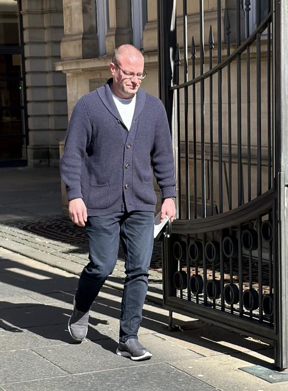 East Lothian Courier: Andrew Blaikie outside Edinburgh Sheriff Court East Lothian Courier: Andrew Blaikie outside Edinburgh Sheriff Court