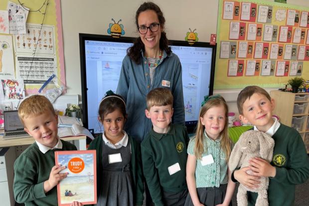 Author Bridget Campbell has donated 50 copies of her book to East Lothian's schools after visiting Letham Mains Primary School