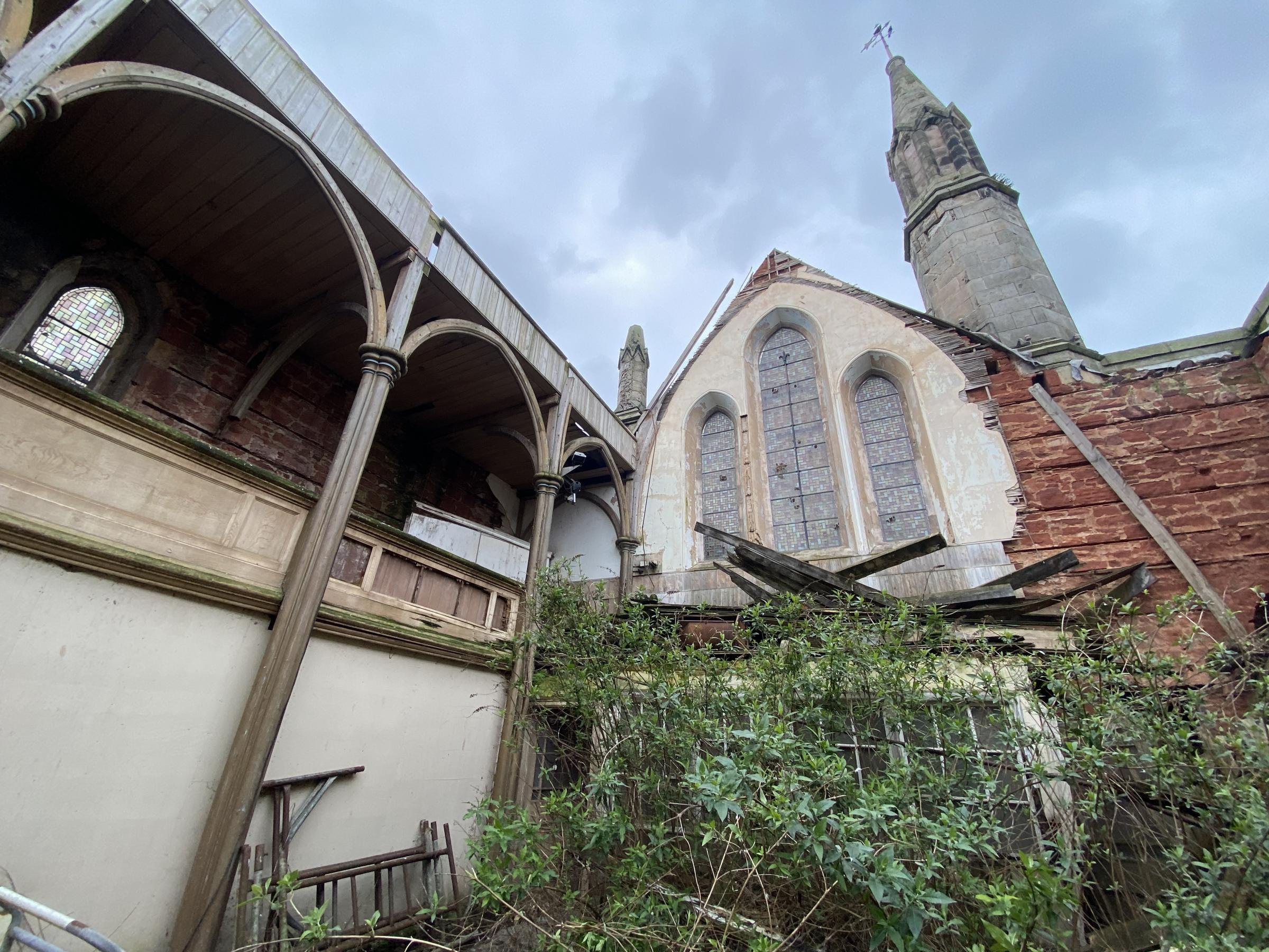 Dunbars Abbey Church goes up for auction next week. Image: Auction House Scotland.
