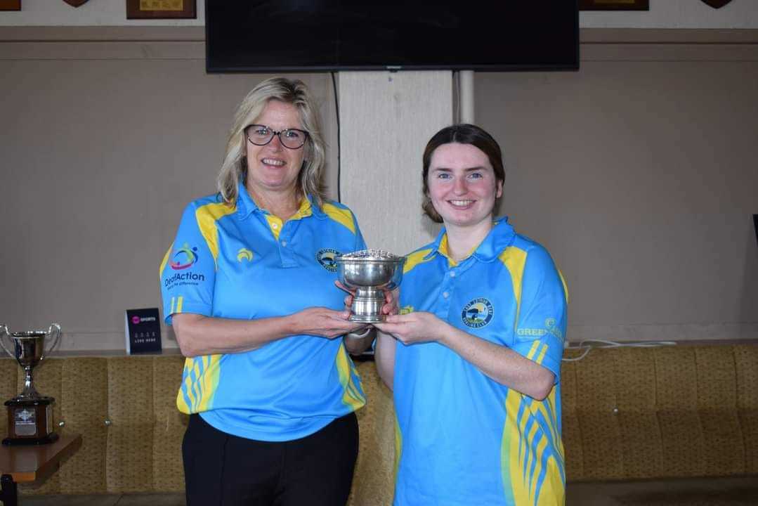 Ali Carswell and Olivia Preston clinched the ladies pairs title
