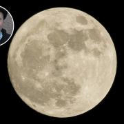 'MacFarlane's lantern', the full moon. Inset: Tim Porteus