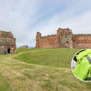 Two people were taken to hospital following a crash near Tantallon Castle. Main picture: Copyright Ian Capper and licensed for reuse under this Creative Commons Licence.