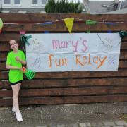 Mary Kidd has again been doing her bit for the Walk With Scott Foundation with an impressive fundraiser