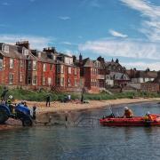 It was a busy weekend for North Berwick's RNLI and Coastguard teams. Image North Berwick RNLI
