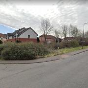 An L-shaped piece of land is going under the hammer. Picture: Google Maps