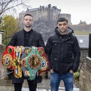 Josh Taylor (left) and Jack Catterall will fight for all the light-welterweight titles in February. Image: Robert Perry
