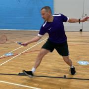 Craig Lamb (pictured) and Mark MacKay have enjoyed further success on the badminton court