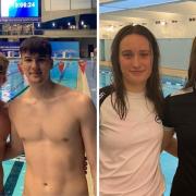 Luke Hornsey, Stefan Krawiec, Helen and Louisa Stoddart have been in impressive form in the swimming pool