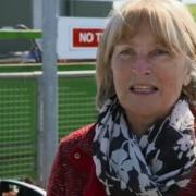 Anne at the local recycling centre (Credit: BBC)