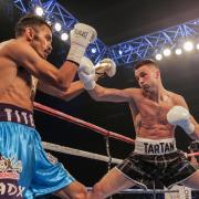 Josh Taylor defeated Miguel Vasquez in 2017. Picture: Gordon Bell
