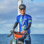 Lewis cycles 980 miles in nine days for Macmillan