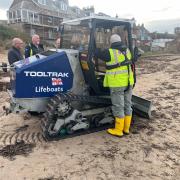 The new ToolTrak being tested out by North Berwick RNLI