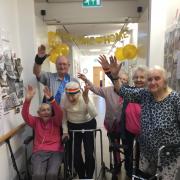 Tranent Day Cente members celebrated after completing the 170 mile walk