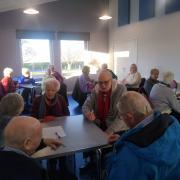 Many elderly people attend Wednesday Club at Lonniddry Church Halls weekly