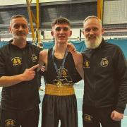 Ryan Barbour, along with coaches Paul Barbour and John Barnett, enjoyed a great weekend in the boxing ring