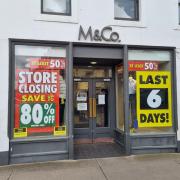 M&Co will close its doors in Haddington for the last time later this week