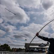Archers of the Royal Company competed in the Musselburgh Silver Arrow on the links at the town's racecourse. Image: Chris Strickland