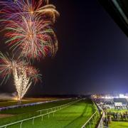 Fireworks display at Musselburgh Racecourse 2022. Picture: Alan Rennie
