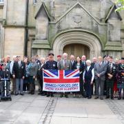 Armed Forces Week got under way on Monday and was marked in East Lothian