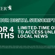 Flash sale: subscribe to the Courier online for just £4 for 4 months