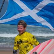 Ansel Parkin will be flying the flag for Scotland at a prestigious surfing competition in Brazil later this month