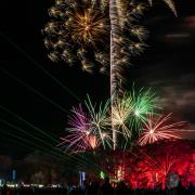Marilyn Young captured this image of the fireworks at the display