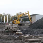 Work to revamp the service station at Old Craighall are well under way, with businesses hoping to open early next month