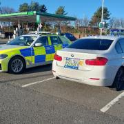Police Scotland seized the car at the Jewel in Edinburgh