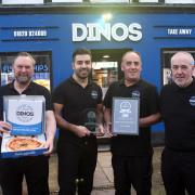 Success at a national awards ceremony has led to Dino's being recognised in the Scottish Parliament