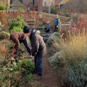 Ridge volunteers get stuck in to planting at the charity's Sensory Garden to guard against drought in future years, thanks to a grant from NatureScot
